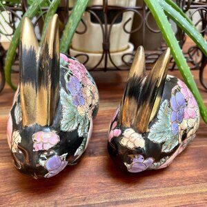 SALE!  Vintage Andrea by Sadek Porcelain Bunnies